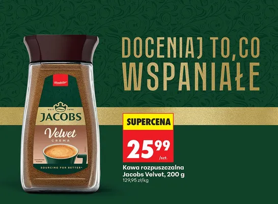 Kawa rozpuszczalna Velvet promocja w Biedronka
