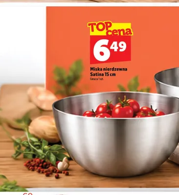 Miska nierdzewna Satina 15 cm promocja w TOPAZ