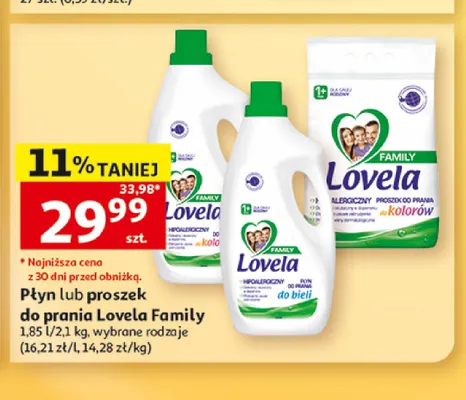 Płyn do prania Lovela Family promocja w Auchan