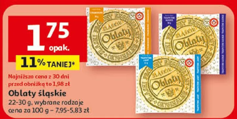 Obłaty śląskie promocja w Auchan