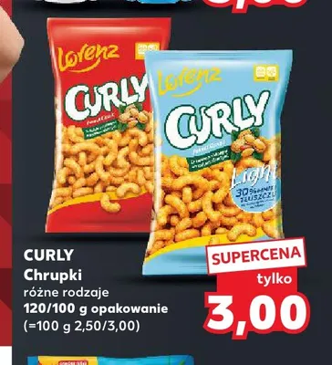 Chrupki Curly promocja w Kaufland