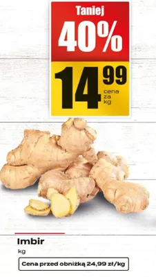 Imbir promocja w Supeco