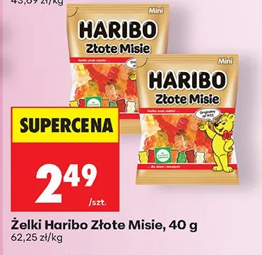 Żelki Złote Misie promocja w Biedronka