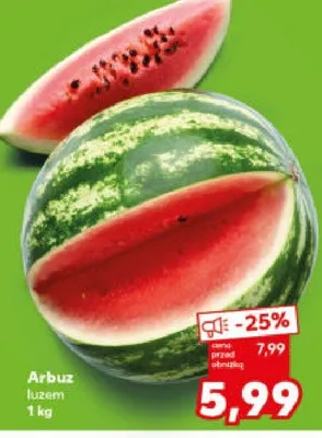 Arbuz luzem promocja w Kaufland