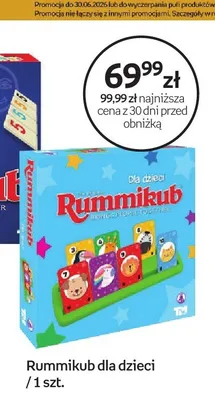 Gra planszowa Rummikub dla dzieci promocja w Empik