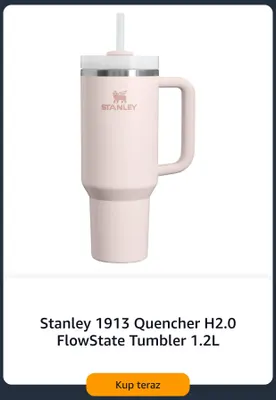 Kubek termiczny Stanley 1913 Quencher H2,0 FlowState Tumbler 1,2 l promocja w Amazon