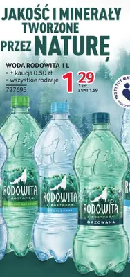 Woda Rodowita promocja w Selgros