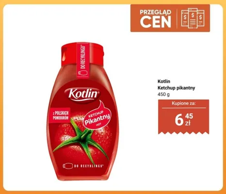 Ketchup pikantny Kotlin promocja w Biedronka