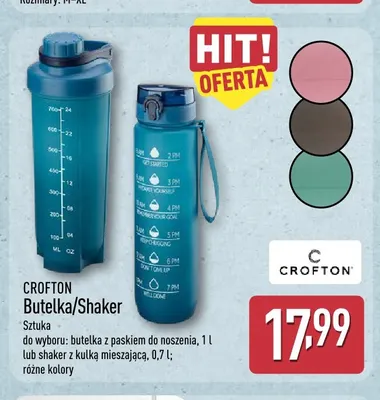 Shaker z kulką mieszającą 0,7 l Crofton promocja w Aldi