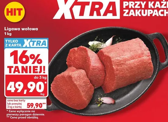 Ligawa wołowa promocja w Kaufland
