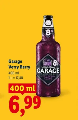 Piwo Garage Verry Berry promocja w Lidl