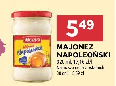 Majonez napoleoński promocja w Stokrotka