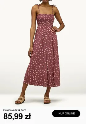 Sukienka fit & flare promocja w C&A