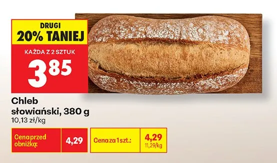 Chleb słowiański promocja w Biedronka