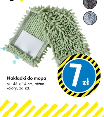Nakładki do mopa różne kolory promocja w Tedi