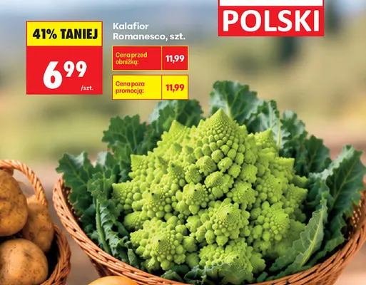 Kalafior Romanesco promocja w Biedronka
