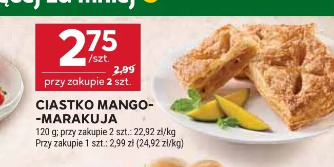 Ciastko mango-marakuja promocja w Stokrotka