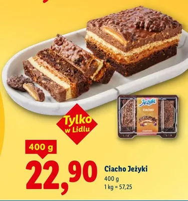 Ciacho Jeżyki promocja w Lidl