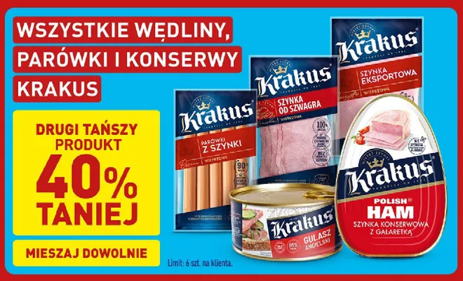 Szynka od szwagra Krakus promocja w Aldi