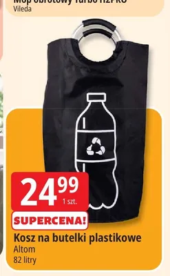 Kosz na butelki plastikowe Altom 82 l promocja w Leclerc