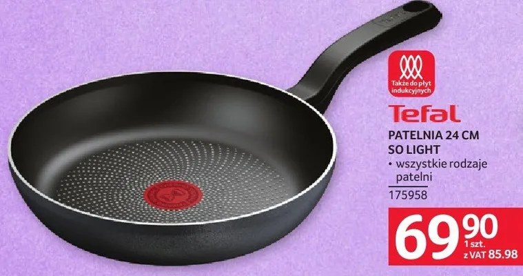 PATELNIA 24 CM SO LIGHT promocja w Selgros