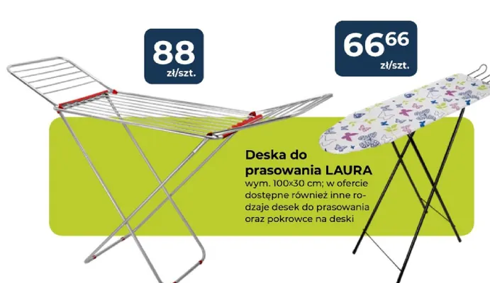 Suszarka aluminiowa na pranie ANYA, 18 m promocja w PSB Mrówka