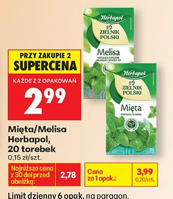 Herbata promocja w Biedronka