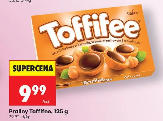 Praliny Toffifee 125 g promocja w Biedronka