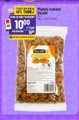 Migdały łuskane Bacalis promocja w POLOmarket