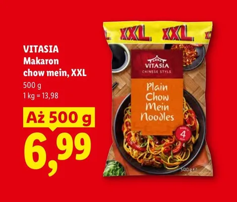 Makaron Chow mein XXL Vitasia promocja w Lidl