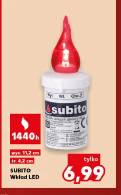 Wkład LED Subito promocja w Kaufland