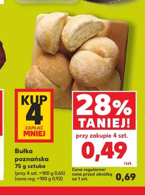 Bułka poznańska promocja w Kaufland