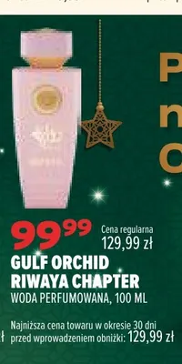 Woda perfumowana Gulf Orchid Riwaya Chapter promocja w Drogerie Natura