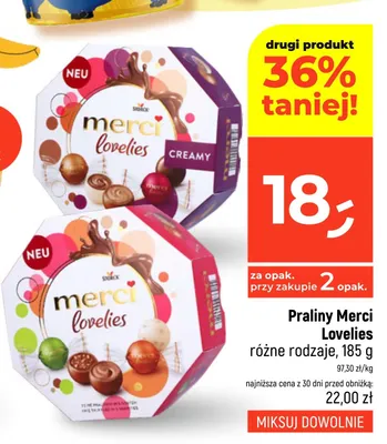 Praliny Merci Lovelies promocja w Dealz
