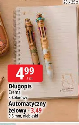 Długopis 8-kolorowy Erema promocja w Leclerc