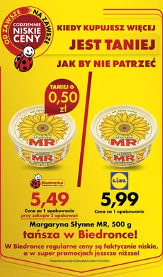 Margaryna  promocja w Biedronka