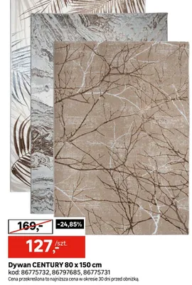 Dywan CENTURY 80x150cm kod: 86775732,86797685,86775731 promocja w Leroy Merlin
