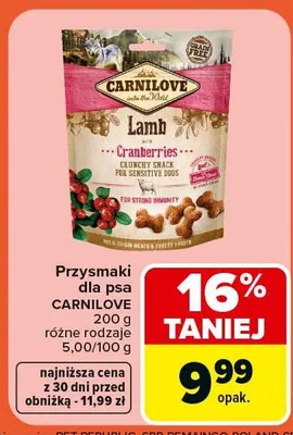 Przysmaki dla psa różne rodzaje promocja w Carrefour Market