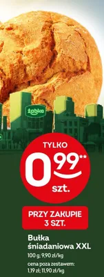 Bułka śniadaniowa XXL promocja w Żabka