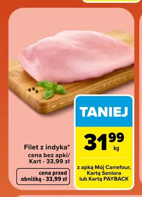 Filet z indyka promocja w Carrefour