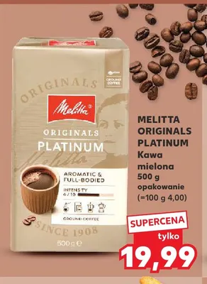 Kawa mielona Melitta Originals Platinum promocja w Kaufland