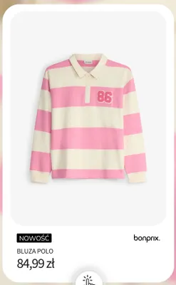 Bluza polo Bonprix promocja w bonprix