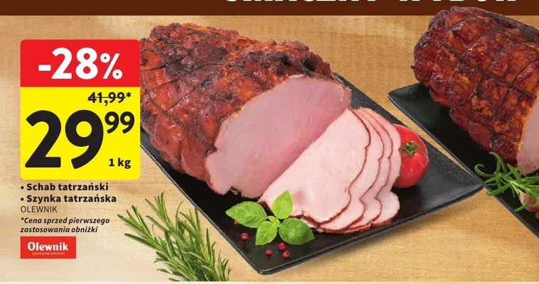 Schab tatrzański Olewnik promocja w Intermarche
