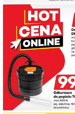 Odkurzacz do popiołu Toya promocja w Bricomarche