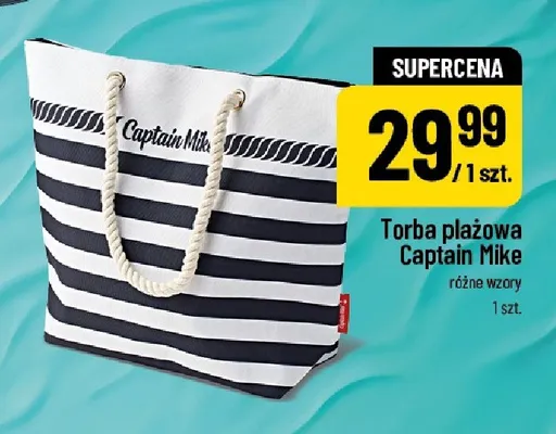 Torba plażowa Captain Mike promocja w POLOmarket