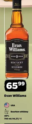 Whisky Evan Williams bourbon promocja w Netto