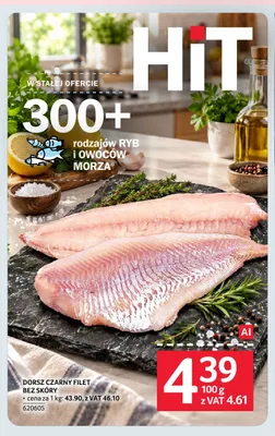 Dorsz czarny filet bez skóry promocja w Selgros