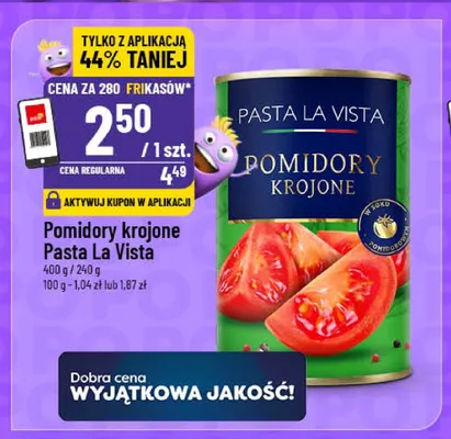 Pomidory krojone Pasta La Vista promocja w POLOmarket