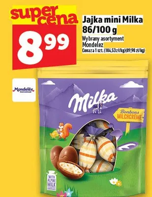 Jajka mini Milka promocja w TOPAZ
