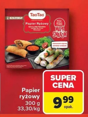 Papier ryżowy promocja w Carrefour